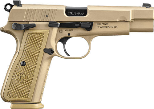 FN America High Power 9mm Luger Semi-Auto Pistol with Flat Dark Earth Finish - Part #66101117
