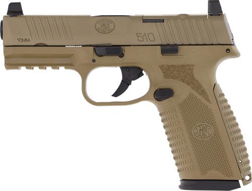 FN America FN 510 MRD 10mm Auto Semi-Auto Pistol with Flat Dark Earth Finish and 4.1-inch Barrel