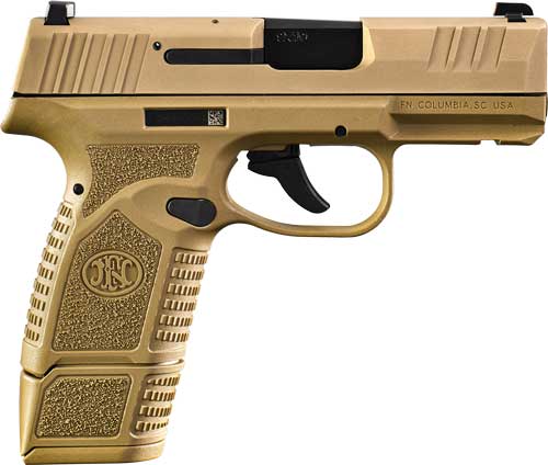 FN America Reflex 9mm Luger Semi-Auto Pistol with Flat Dark Earth Finish and Two Magazines