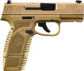 FN America Reflex 9mm Luger Semi-Auto Pistol with Flat Dark Earth Finish and Two Magazines