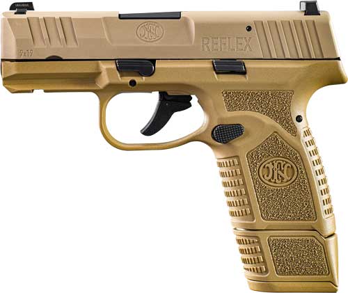 FN America Reflex 9mm Luger Semi-Auto Pistol with Flat Dark Earth Finish and Two Magazines
