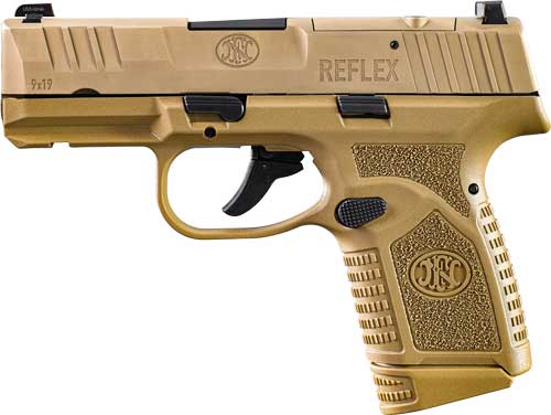 FN America Reflex MRD 9mm Luger Semi-Auto Pistol with Flat Dark Earth Finish and Two Magazines