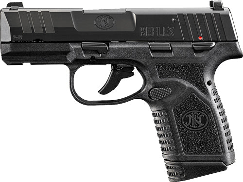 FN America FN Reflex 9mm Luger Semi-Auto Handgun with 3.3-Inch Barrel and 15-Round Magazines