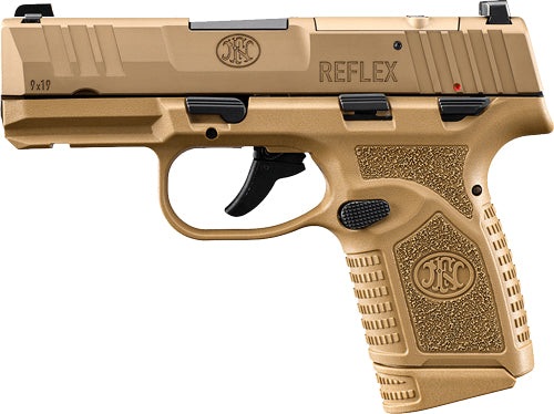 FN America FN Reflex MRD 9mm Luger Semi-Auto Pistol with Flat Dark Earth Finish and Two Magazines