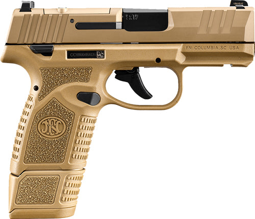 FN America FN Reflex MRD 9mm Luger Semi-Auto Pistol with Flat Dark Earth Finish and Two Magazines