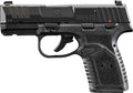 FN America Reflex 9mm Luger Semi-Auto Pistol with 3.3-inch Barrel and Two Magazines