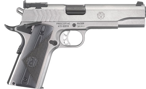 Ruger SR1911 Target 9mm Semi-Auto Pistol with Stainless Finish and Adjustable Sights