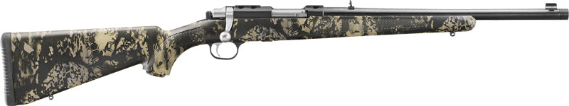 Ruger 77/44 .44 Rem Mag Sporting Rifle with Synthetic Camouflage Stock and Rotary Magazine
