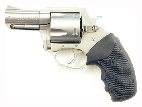Charter Arms Pit Bull .45 ACP Revolver with Stainless Steel Finish and Rubber Grips