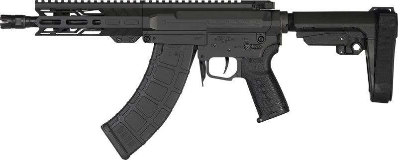 CMMG Pistol Banshee MK47 7.62x39 Semi-Auto Rifle with Picatinny Rail and Black Finish