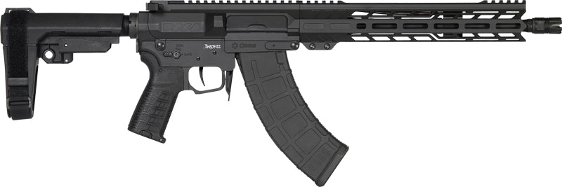 CMMG Pistol Banshee MK47 7.62x39 Semi-Auto Rifle with Picatinny Rail, Black Finish