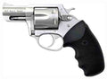 Charter Arms Pit Bull 9mm Stainless Steel Revolver with Fixed Sights and Rubber Grips