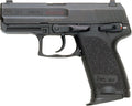 HK USP9 Compact V1 DA/SA 9mm Pistol with 2 Magazines - Black Polymer Frame and Slide