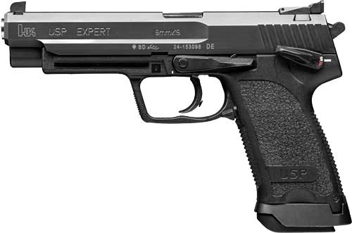 HK USP9 Expert V1 DA/SA 9mm Semi-Auto Handgun with Adjustable Sights and Two Magazines