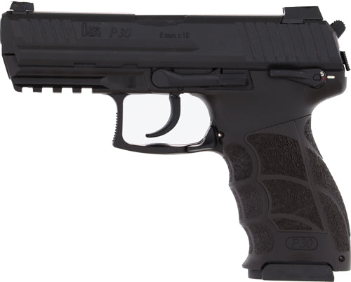 HK P30S V3 DA/SA Trigger 9mm Semi-Auto Pistol with Ambidextrous Controls and Two Magazines