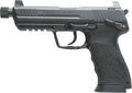 HK HK45T TAC V1 Semi-Auto Pistol in 45 ACP with Threaded Barrel and Adjustable Sights