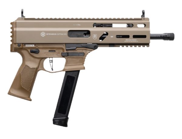 Global Ordnance Grand Power Stribog SP9A3G 9mm Semi-Auto Pistol with Flat Dark Earth Finish