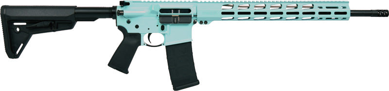 Ruger AR556 MPR 223 Rem/5.56 NATO Modern Sporting Rifle with Turquoise Stock