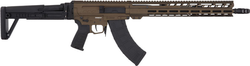 CMMG Dissent MK47 7.62x39mm Semi-Automatic Modern Sporting Rifle with Midnight Bronze Finish