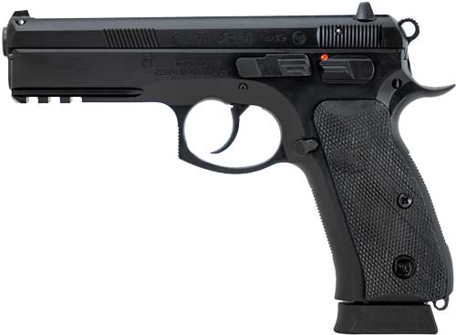 CZ USA CZ 75 SP-01 9mm FS Pistol with Fiber Optic Sights and 4.6-Inch Barrel