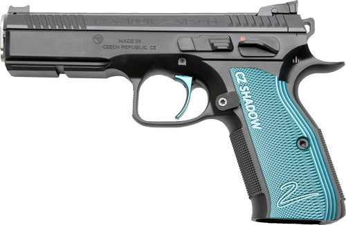CZ Custom Shadow 2 SA Accu 9mm Pistol with 4.9-Inch Barrel and Fiber Optic Sights