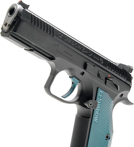 CZ Custom Shadow 2 SA Accu 9mm Pistol with 4.9-Inch Barrel and Fiber Optic Sights