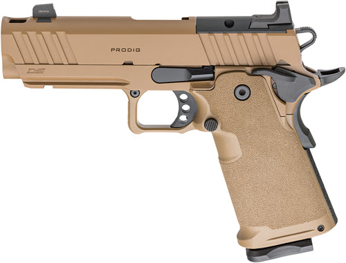 Springfield Armory 1911 Ds Prodigy 9mm Semi-Auto Pistol with 4.25-Inch Barrel and 20-Round Capacity and Stainless Finish