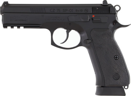 CZ-USA CZ 75 SP-01 50th Anniversary Semi-Auto Pistol with 9mm Luger Caliber and Two Magazines