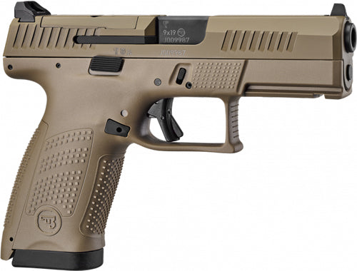 CZ-USA CZ P-10 C 9mm Semi-Auto Pistol with 15-Round Magazines - Flat Dark Earth Finish