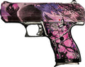 Hi-Point C9 9mm Compact Pistol with Camouflage Finish and Hydro Dipped Pink Camo Pattern