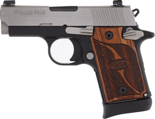SIG Sauer P938 9mm SAO XRAY Semi-Auto Pistol with 3-Inch Barrel and 7-Round Capacity and Two-Tone Finish