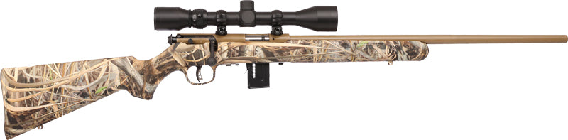 Savage 93R17 XP Camouflage Bolt-Action Rifle with 21-Inch Barrel and 3-9X40mm Scope