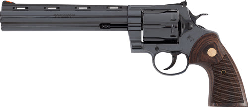Colt Anaconda .44 Magnum Revolver with 8-Inch Blue Barrel and Wood Grips