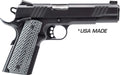 Bersa B1911 45 ACP Semi-Auto Pistol with Night Sights and G10 Grip - Black/Black Finish