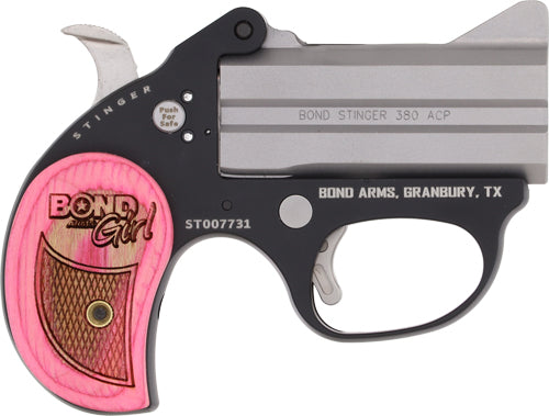 Bond Arms Girl Stinger .380 ACP Break Action Pistol with Stainless Finish