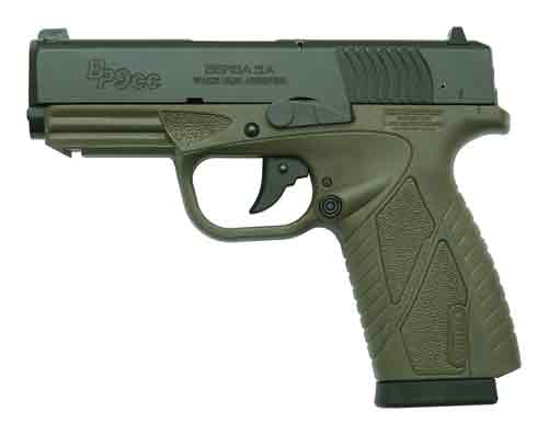 Bersa BP9ODCC 9mm Semi-Auto Pistol with Interchangeable Sights and Bi-Tone Finish