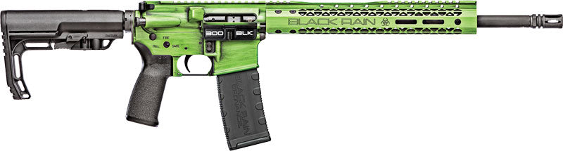 Black Rain Ordnance Spec+ Fusion Rifle 300 AAC Blackout Zombie Green Battleworn
