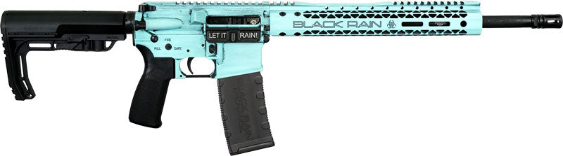 Black Rain Ordnance BRO-FUSION-TBB Modern Sporting Rifle with 16-Inch Barrel and Blue Finish