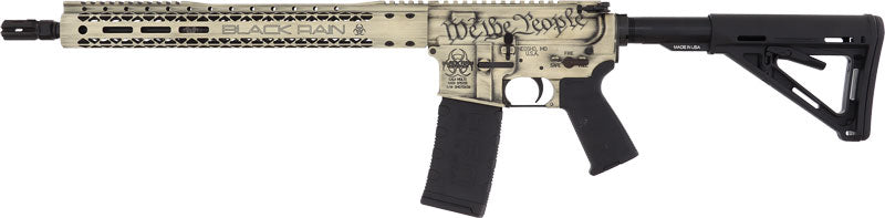 Black Rain Ordnance We The People 5.56 NATO Semi-Automatic Rifle with US Flag Finish