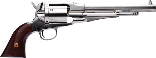 Cimarron 1858 New Model Army Revolver - Nickel Finish, .45 Long Colt, 8-inch Barrel