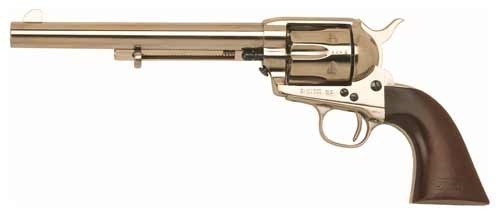 Cimarron Cavalry Scout .45 Long Colt Revolver with 7.5-Inch Nickel Barrel and Old Model Frame