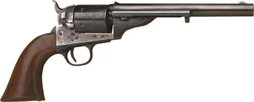 Cimarron 1872 Open Top Army .38 Special Revolver with 7.5-Inch Barrel and Walnut Grips