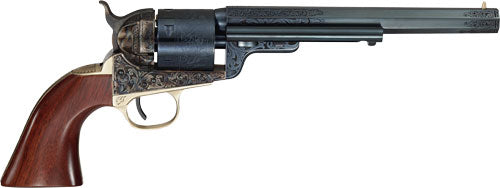 Cimarron 1851RM WB Hickok .38 Special Revolver with Blued Finish and Wood Grips