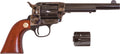Cimarron Model P JR .32 H&R Magnum, 5.5-inch Blued Barrel, Case Colored Frame, Wood Grips
