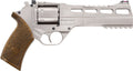 Chiappa Rhino 60SA .357 Magnum Revolver with Nickel Finish and Wood Grips
