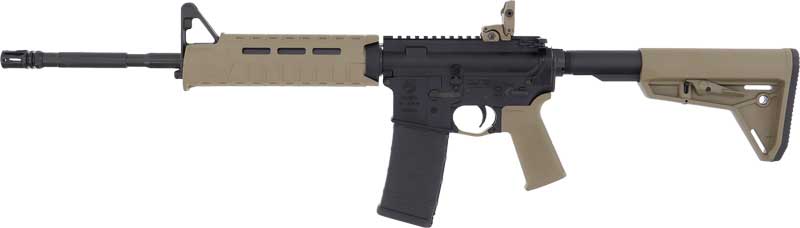 Colt AR-15 5.56 Rifle with Magpul Rear Sight and Flat Dark Earth Stock