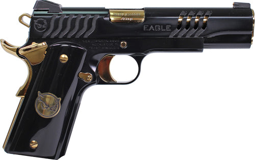 Iver Johnson Eagle Onyx 45 ACP Semi-Auto Pistol with Polished PVD Finish