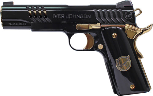 Iver Johnson Eagle Onyx 45 ACP Semi-Auto Pistol with Polished PVD Finish