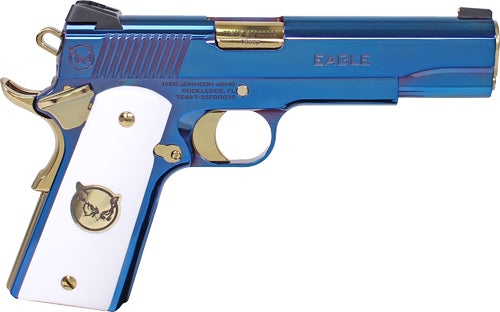Iver Johnson Eagle Ultramarine 45 ACP Semi-Auto Pistol with Forged Steel Frame and PVD Finish