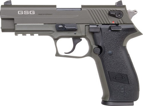 German Sport Firefly 22LR Semi-Auto Pistol with 4-Inch Barrel and Green Frame